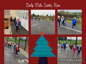 🎅SJB does the Daily Mile Santa Run 🎅